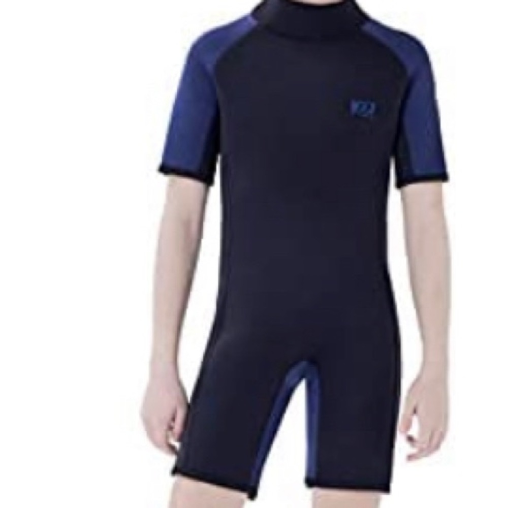 Kids Spring Wetsuit- Dark Lightning Explorer